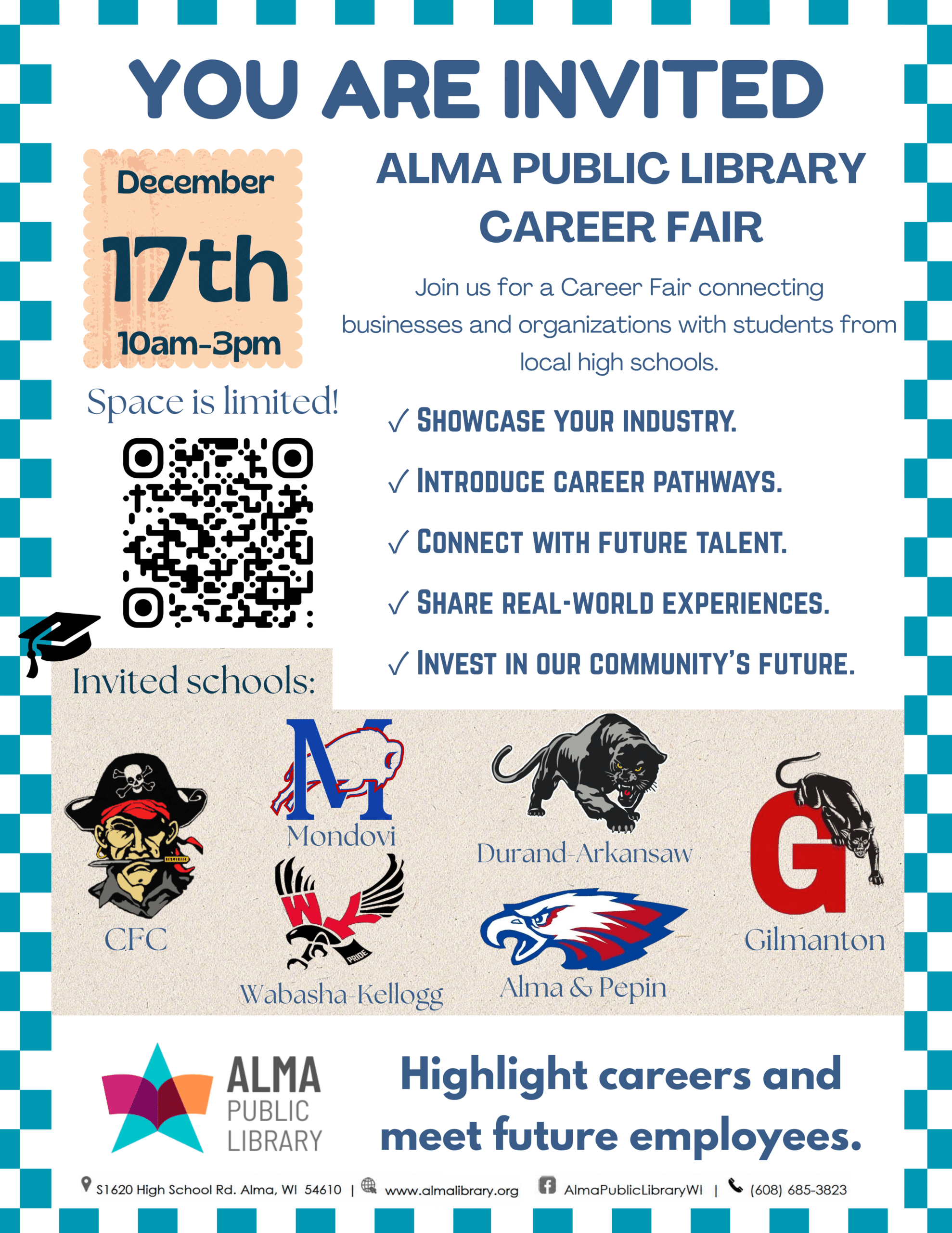 Employer Flyer Alma Public Library Career Fair Scaled