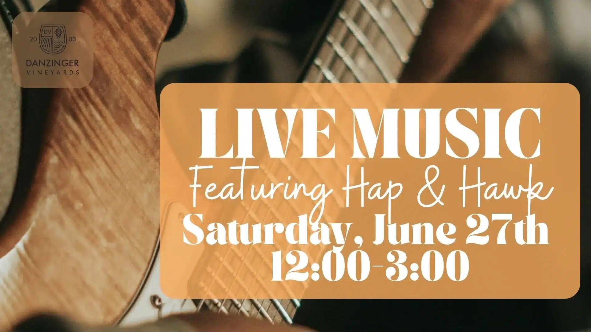 Live Music Featuring Hap &Amp; Hawk 2 Haphawk627